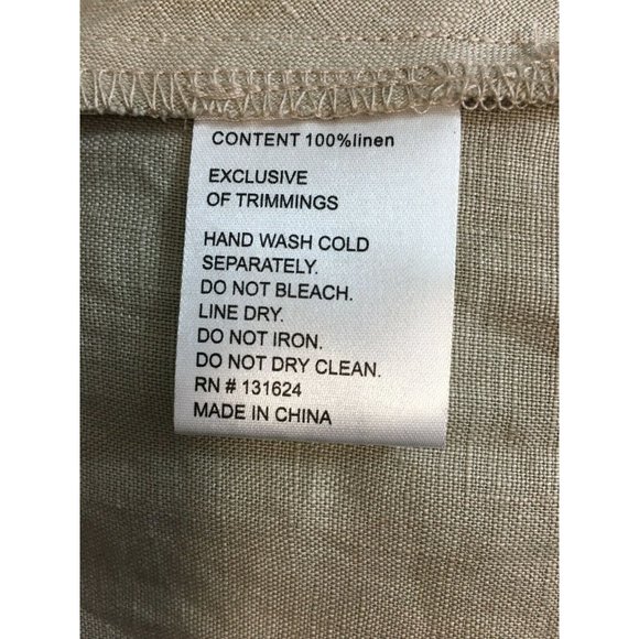 NEW Embroidered Drape Cardigan Jacket M Linen Boho - Picture 6 of 10